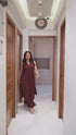 MAROON KURTA/PANT